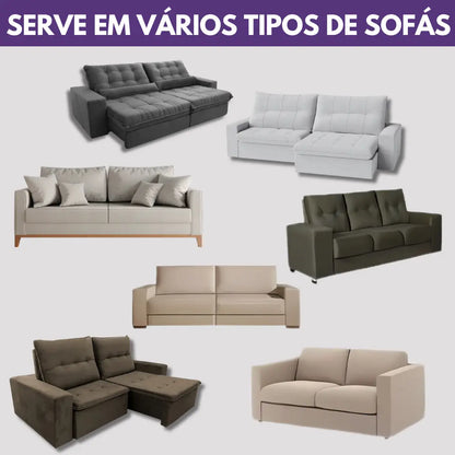 Protetor Braço de Sofá Arranhador para Gatos Kit 2 - Cinza