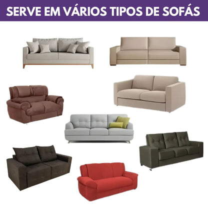 Capa Protetora Sofá Caqui-Palha