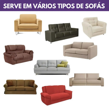 Capa de Sofá Elastex - Terracota