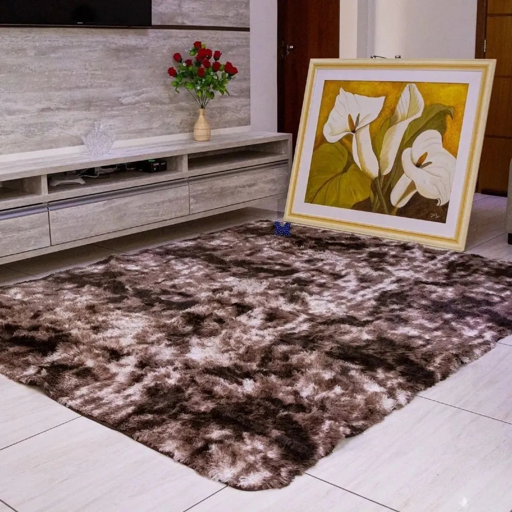 Tapete Felpudo - Mescla Tabaco (4 Tamanhos)