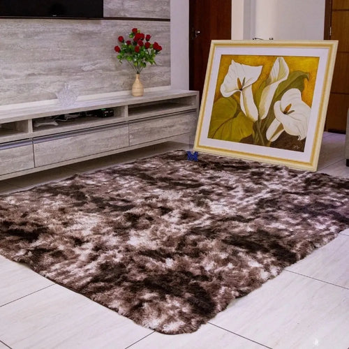 Tapete Felpudo - Mescla Tabaco (4 Tamanhos)