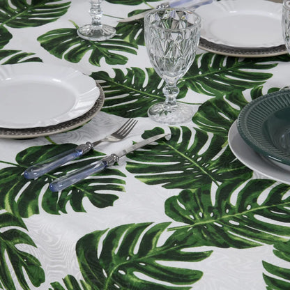 Toalha de Mesa Jacquard - Costela de Adão