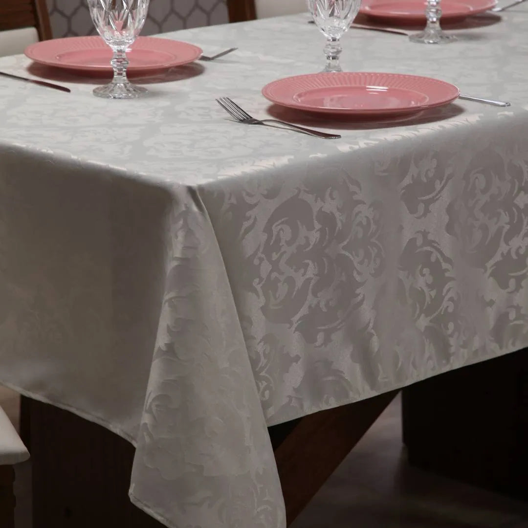 Toalha de Mesa Jacquard - Palha