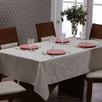 Toalha de Mesa Jacquard - Palha