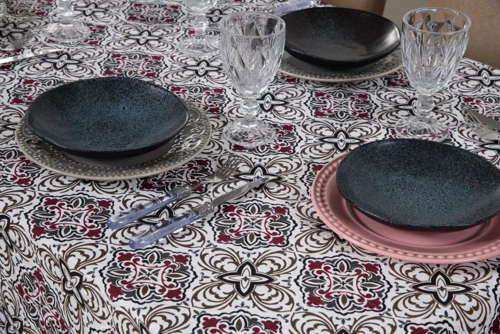 Toalha de Mesa Jacquard - Vitral