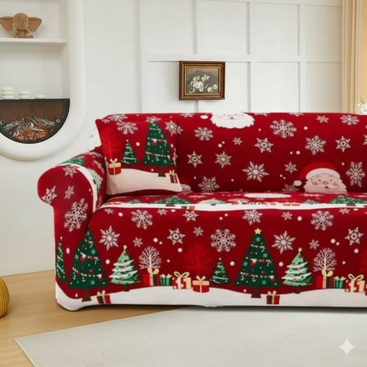 Capa de Sofá  Natalina Spandex Special - Encanto de Inverno