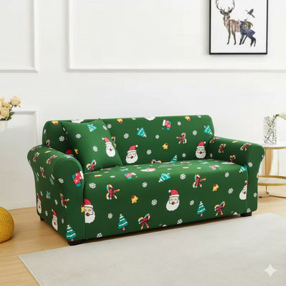 Capa de Sofá  Natalina  Spandex Special - Bom Velhinho