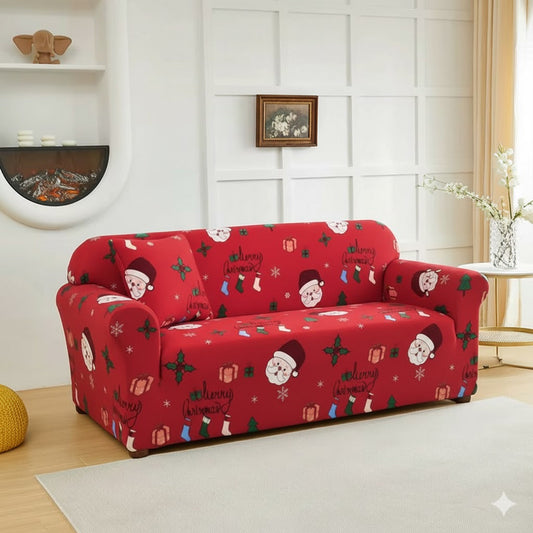 Capa de Sofá Natalina Spandex Special - Natal Encantado