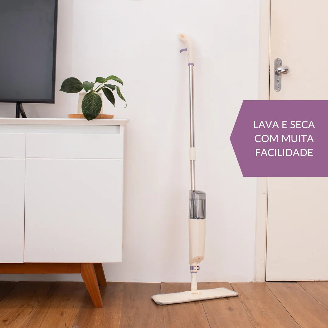 Vassoura Mop Inteligente Flexível Spray