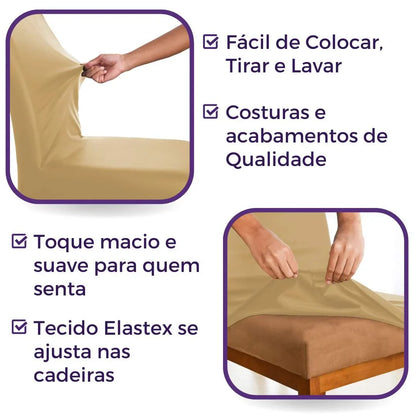 Capa de Cadeira Impermeável Deluxe - Doce de Leite