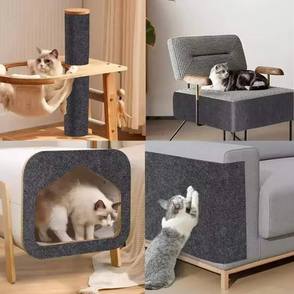 Arranhador Adesivo de Sofá, Cama e Parede Multi Fix - Cinza