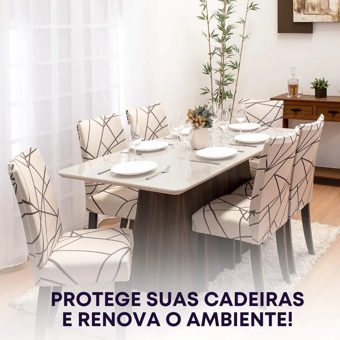 Capa Para Cadeira de Jantar - Serena
