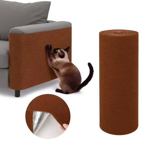 Arranhador Adesivo de Sofá, Cama e Parede Multi Fix - Marrom