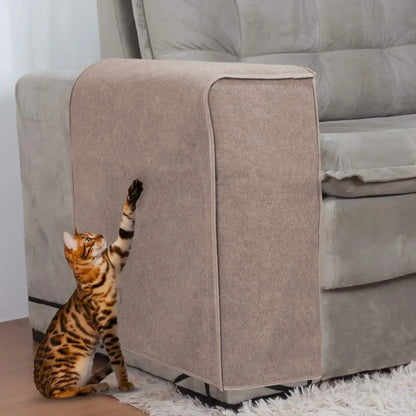 Protetor Braço de Sofá Arranhador para Gatos Kit 2 - Bege