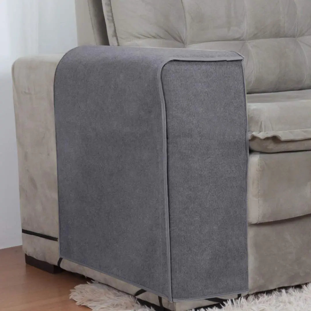 Protetor Braço de Sofá Arranhador para Gatos Kit 2 - Cinza