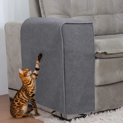 Protetor Braço de Sofá Arranhador para Gatos Kit 2 - Cinza