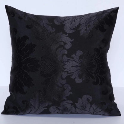 Capa De Almofada Jacquard Premium - Preto