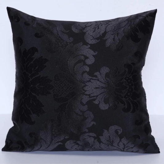 Capa De Almofada Jacquard Premium - Preto