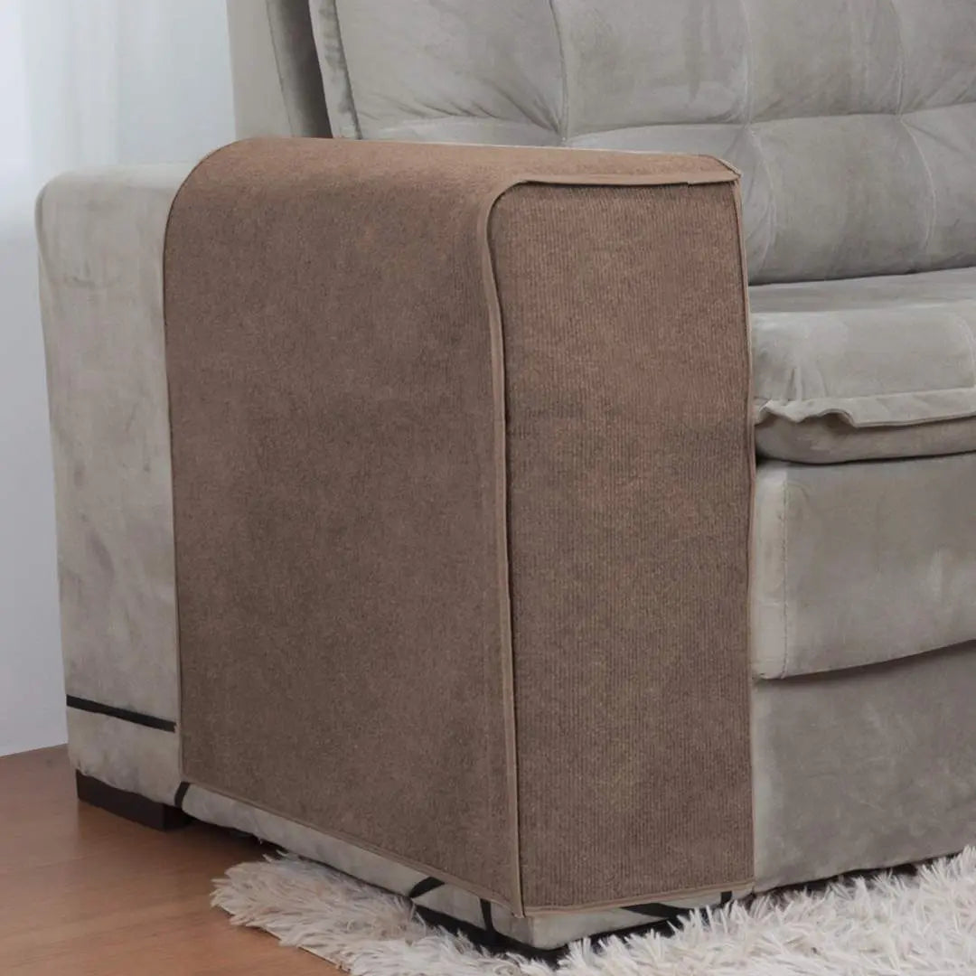 Protetor Braço de Sofá Arranhador para Gatos Kit 2 - Chocolate