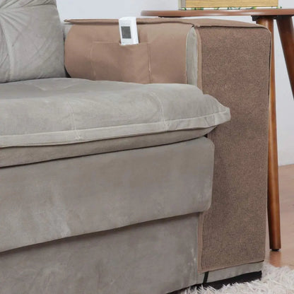 Protetor Braço de Sofá Arranhador para Gatos Kit 2 - Chocolate