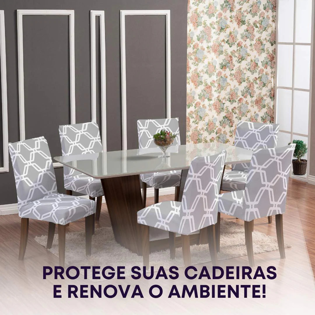 Capa para Cadeira de Jantar - Geo