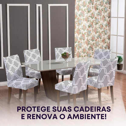 Capa para Cadeira de Jantar - Geo