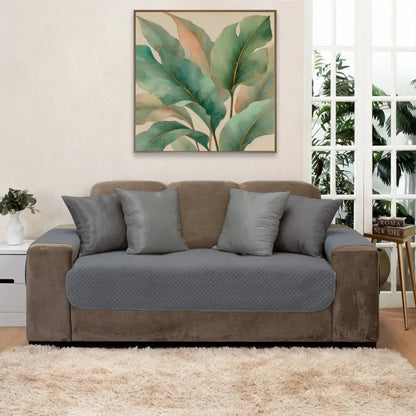 Capa Protetora Arranhão Gato Sofá Boutique - Cinza Escuro