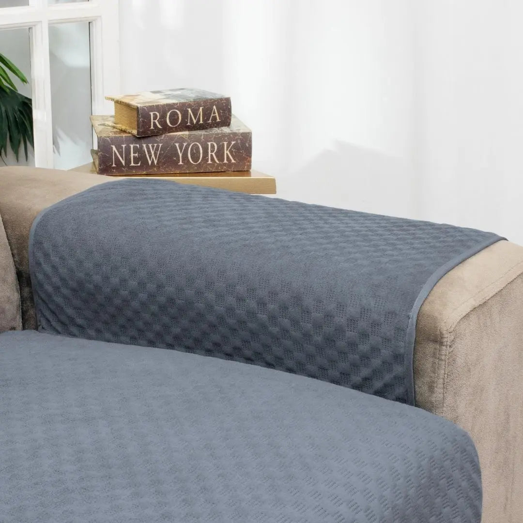 Capa Protetora Arranhão Gato Sofá Boutique - Cinza Escuro